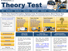 Tablet Screenshot of e-theorytest.co.uk